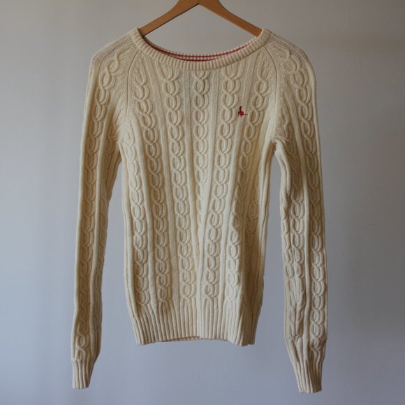 Jack Wills Cable Knit Wool Sweater Small - Picture 5 of 10